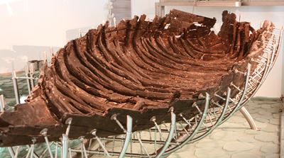 Remains of a first century Galilean boat